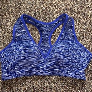 pink Victoria secret Extreme Push Up sports bra